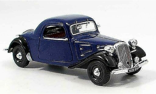 Citroen 7CV Coupe 1/43 Vitesse blu nero modellini auto