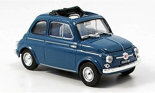 Fiat 500 D 1/43 Brumm blu 1960 modellini auto