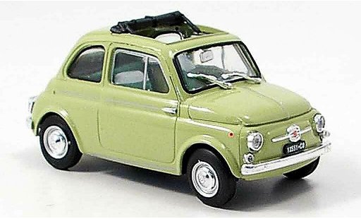 Fiat 500 D 1/43 Brumm verde 1960 modellini auto