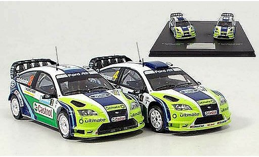 Ford Focus RS WRC 1/43 IXO Set avec zwei Modellen 2006 modellini auto