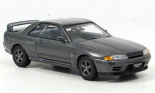 Nissan Skyline R32 1/43 Kyosho GTR grigio modellini auto