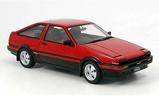 Toyota Trueno AE86 1/18 Autoart ae trueno rosso modellini auto