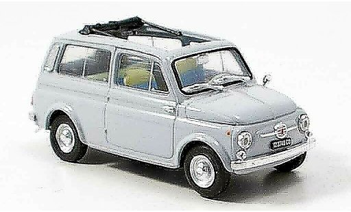 Fiat 500 Giardiniera 1/43 Brumm grigio 1960 modellini auto
