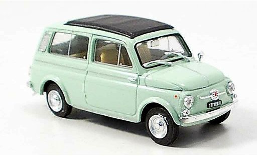Fiat 500 Giardiniera 1/43 Brumm verde 1960 modellini auto