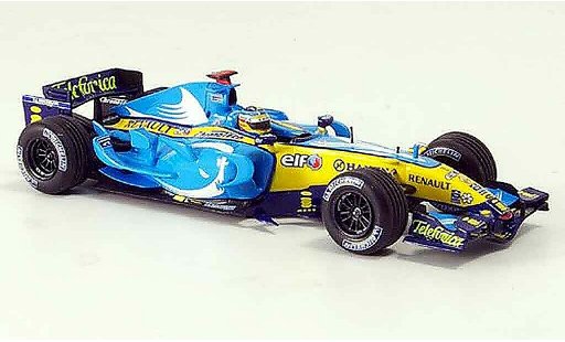 Renault F1 2006 1/43 Minichamps team r26 alonso gp frankreich modellini auto