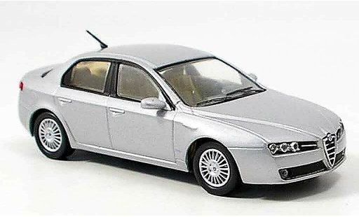 Alfa Romeo 159 berlina 1/43 M4 grigio metallisee 2005 modellini auto