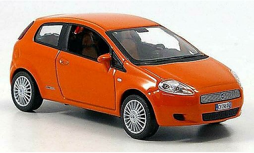Fiat Grande Punto Berlina 1/43 Norev orange 3-portes 2005 modellini auto