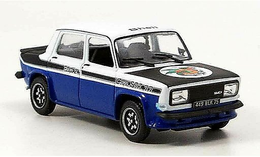 Simca 1000 Rallye 2 SRT 1/43 Norev 2 bianco/nero 1977 modellini auto