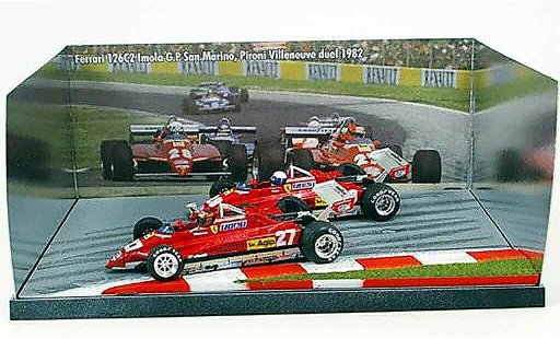 Ferrari 126 CK 1/43 Brumm turbo villeneuve pironi duell modellini auto