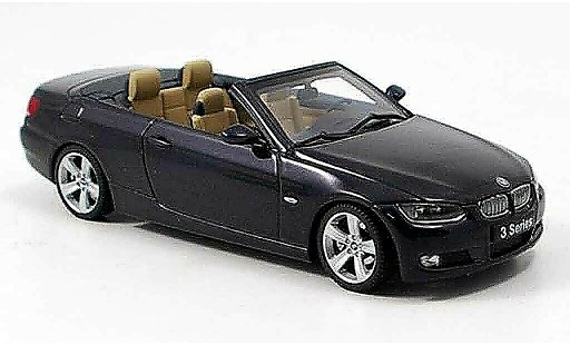 Bmw 335 cabriolet 1/43 Autoart E93 Cabrio (E93) nero modellini auto