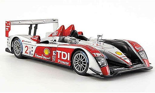 Audi R10 course 1/43 Spark 2007 TDI No.2 12h Sebring modellini auto