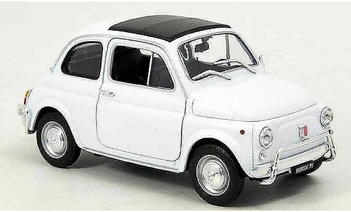 Fiat 500 Nuova 1/18 Welly bianco 1957 modellini auto