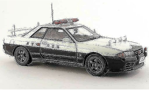 Nissan Skyline R32 1/18 Autoart gtr polizia modellini auto