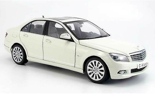 Mercedes Classe C Base 1/18 Autoart berline (w 204) elegance bianco modellini auto