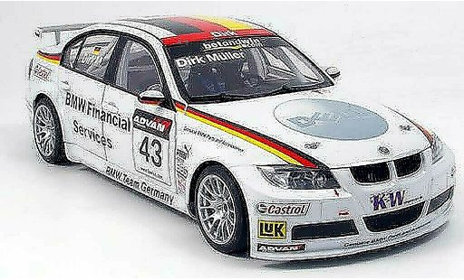 Bmw 320 WTCC 1/18 Autoart E90 si no.43 d.muller 2006 modellini auto