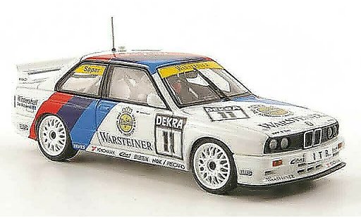 Bmw M3 dtm 1/43 Autoart E30 No.11 Warsteiner S.Soper Saison 1991 modellini auto