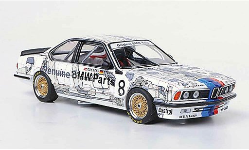 Bmw 635 Gr.A 1/43 Autoart No.8 Team Schnitzer H.J.pezzo / D.Quester Gruppe A 1984 modellini auto
