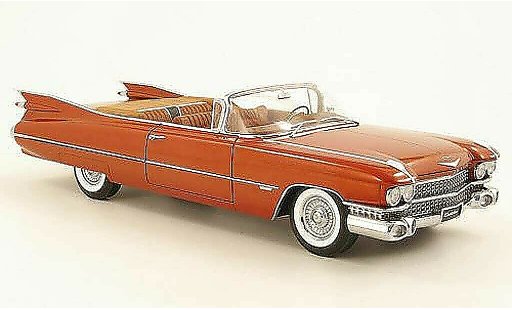 Cadillac Serie 62 Convertible 1/18 Autoart Convertibile marrone 1959 modellini auto