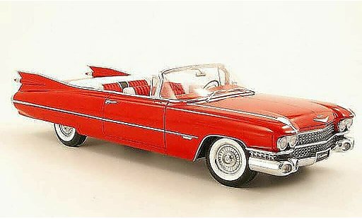 Cadillac Serie 62 Convertible 1/18 Autoart Convertibile rosso 1959 modellini auto