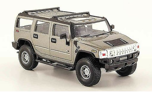 Hummer H2 Base 1/43 Cararama grigio modellini auto