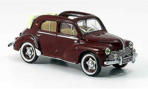 Renault 4CV Cabriolet 1/43 IXO cabrio rosso 1955 modellini auto