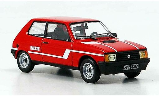 Talbot Samba Rally 1/43 IXO rosso 1983 modellini auto