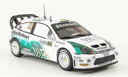 Ford Focus RS WRC 1/43 IXO No.22 Higgins Agnew Rally Italien 2005 modellini auto