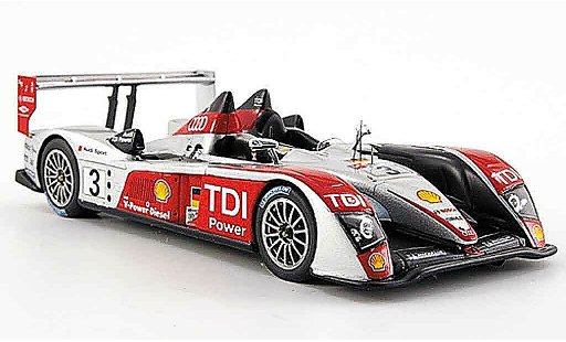 Audi R10 course 1/43 Spark 2007 TDI Sport No.3 24h Le Mans modellini auto
