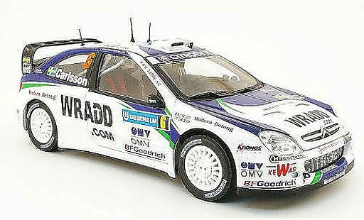 Citroen Xsara WRC 2007 1/18 Sun Star no.6 wradd.com rallye suisse modellini auto