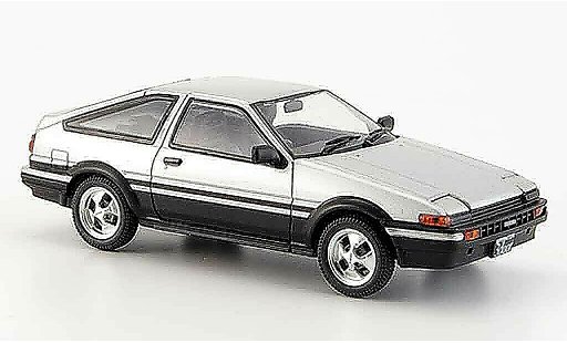 Toyota Trueno AE86 1/43 Ebbro sprinter grigio metallisee nero modellini auto