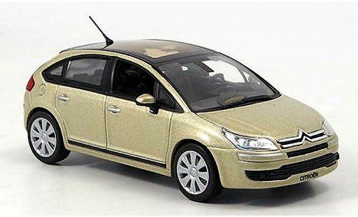 Citroen C4 Berline 1/43 Norev Berlina beige 5-portes 2004 modellini auto