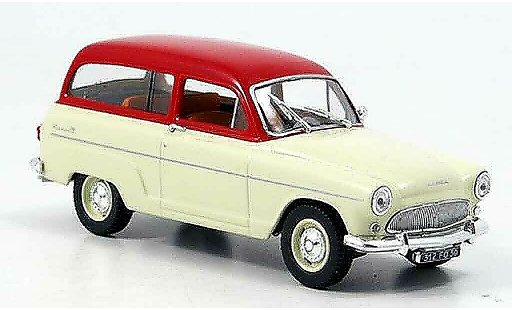 Simca P 60 Ranch 1/43 Norev beige/ rosso 1961 modellini auto