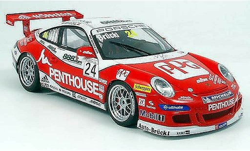 Porsche 911 GT3 CUP 1/18 Autoart 2007 no.24 penthouse modellini auto