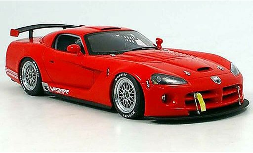 Dodge Viper Competition 1/18 Autoart car plain body rosso 2004 modellini auto