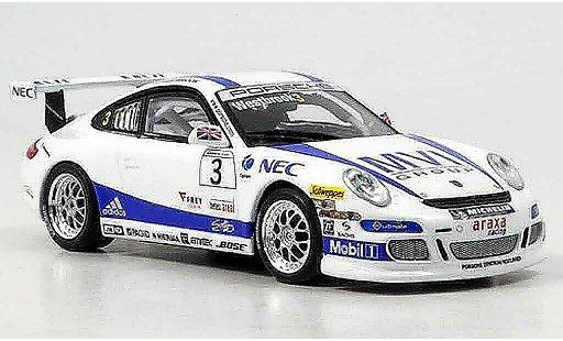 Porsche 911 GT3 CUP 1/43 Minichamps 2007 Araxa Racing modellini auto