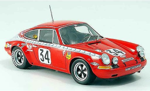 Porsche 911 S 1/43 Spark S No.34 Le Mans 1971 modellini auto