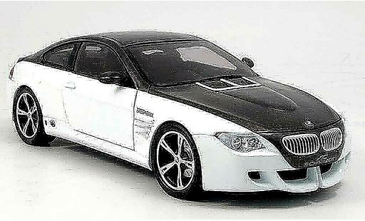 Bmw M6 ac schnitzer 1/18 Norev E63 nero/bianco 2007 modellini auto