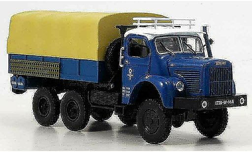Berliet GBC camion 1/43 Norev 8 6x6 Gazelle blu 1959 modellini auto