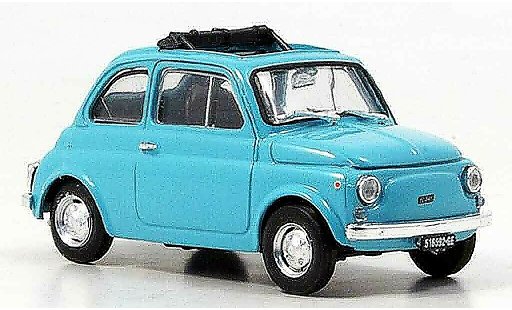 Fiat 500 R 1/43 Brumm blu 1972 modellini auto