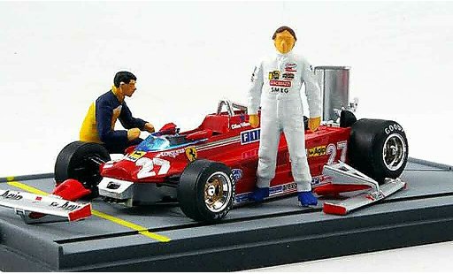 Ferrari 126 CK 1/43 Brumm turbo villeneuve flughafen istrana modellini auto