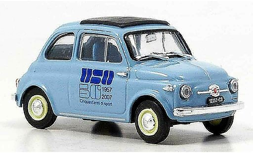 Fiat 500 Sport 1/43 Brumm 50 Jahre Unione Sportiva Oltronese 1959 modellini auto
