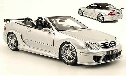 Mercedes C DTM 1/18 Kyosho K amg cabrio grigio metallisee modellini auto