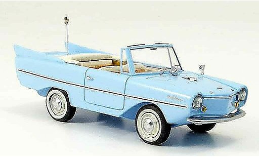 Amphicar Cabrio cabrio 1/43 Neo blu 1961 modellini auto
