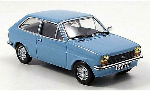Ford Fiesta 1976 1/43 Hachette MK I grigioblu modellini auto
