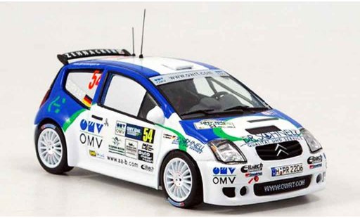 Citroen C2 S1600 1/43 IXO no.54 omv rallye Germania 2006 modellini auto