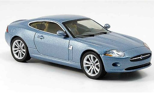 Jaguar XK coupe 1/43 IXO blu 2005 modellini auto