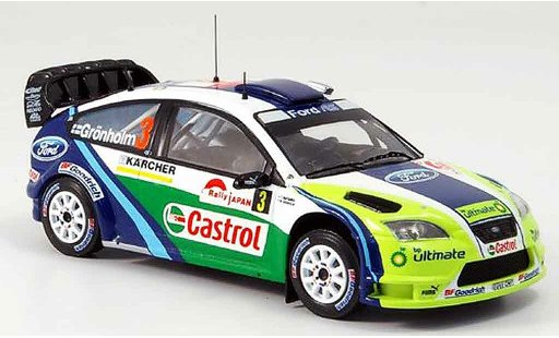Ford Focus RS WRC 1/43 IXO No.3 Gronholm Rally Japan 2006 modellini auto