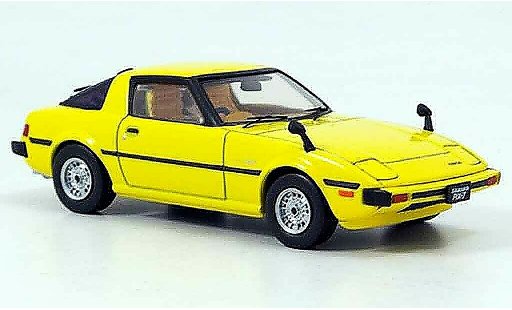 Mazda RX7 1978 1/43 Ebbro Savanna giallo modellini auto