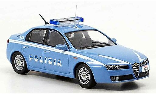 Alfa Romeo 159 polizia 1/43 M4 police 2007 modellini auto