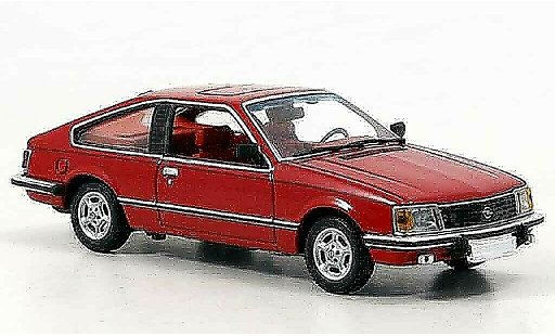 Opel Monza Base 1/43 Minichamps rosso 1980 modellini auto